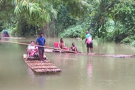Lethe Bamboo River Rafting Experience and Feet Massage