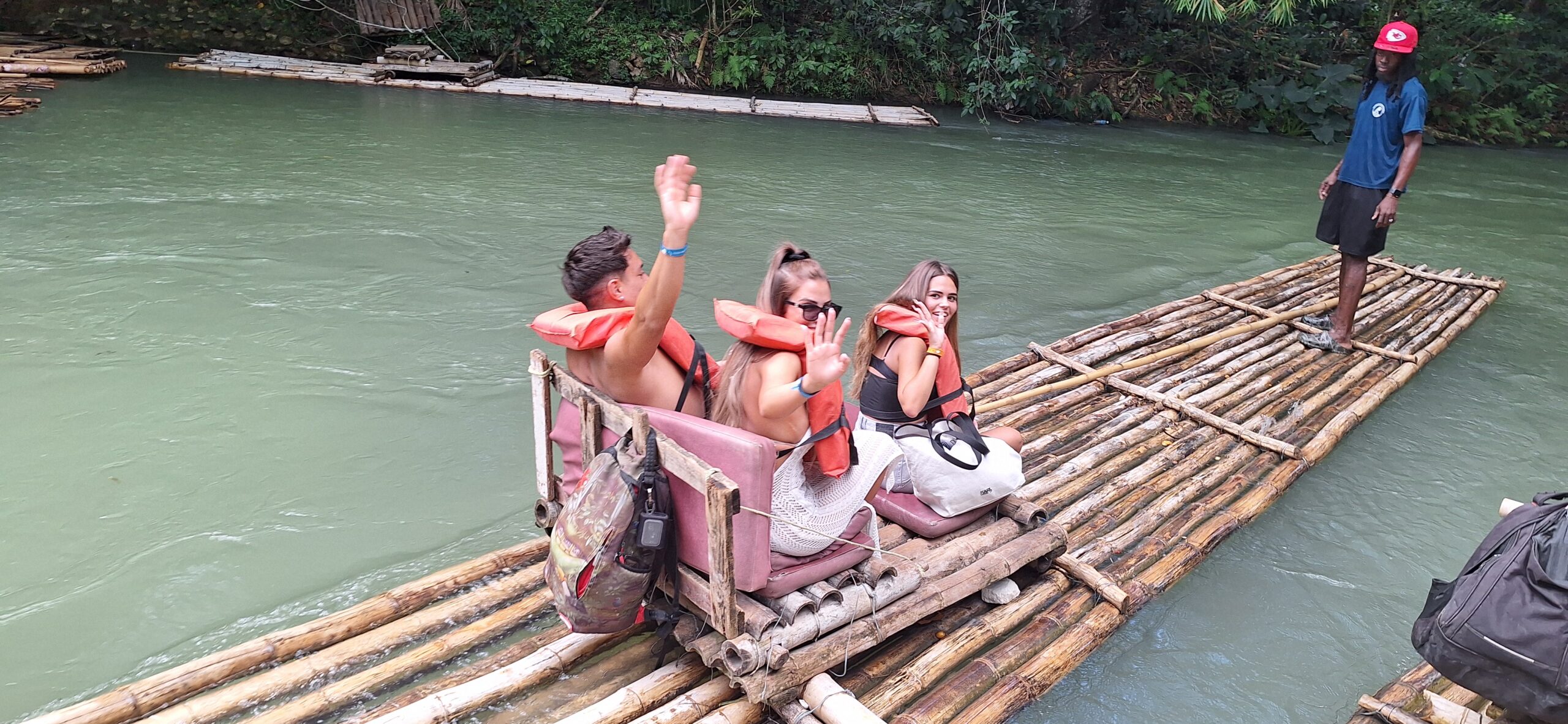 Lethe Bamboo River Rafting with limestone Foot Massage